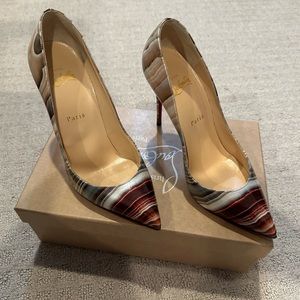 Christian Louboutin Pigalle Follies - Galaxy Beige - 38.5